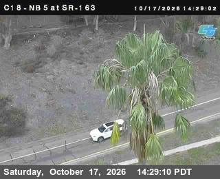 Traffic camera: (C018) NB 5 : SR-163