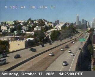 Traffic camera: TV314 -- I-280 : At Indiana St