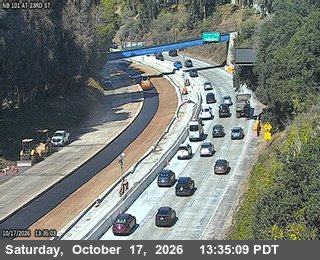 Traffic camera: TV313 -- US-101 : At 23rd St