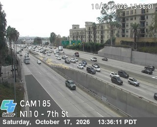 Traffic camera: I-110 : (185) 7th St