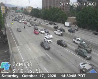 Traffic camera: I-110 : (188) 1st St