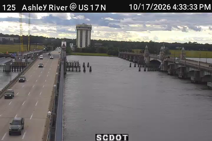 Traffic camera: Hwy 17N @ Ashley River Bridge