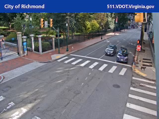 Traffic camera: Grace St at 9th St